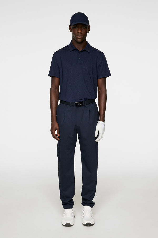 J.lindeberg Bison Regular Jacquard Polo JL Navy