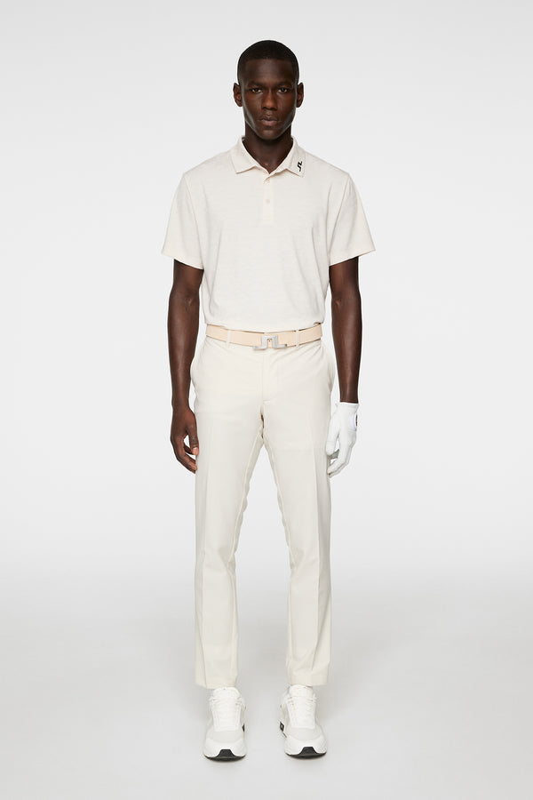 J.lindeberg Bison Regular Jacquard Polo Moonbeam