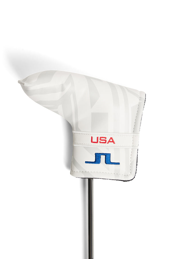 J.lindeberg Blade Putter Cover US Golf White