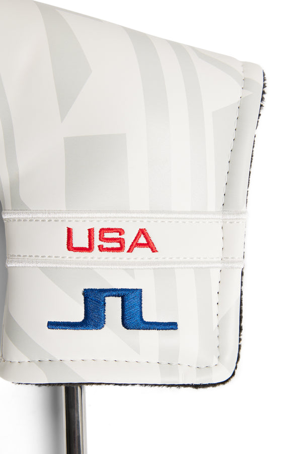 J.lindeberg Blade Putter Cover US Golf White