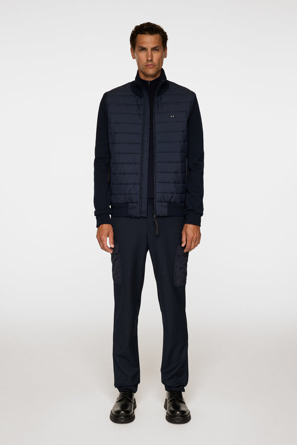 J.lindeberg Bodie Knitted Hybrid Jacket JL Navy