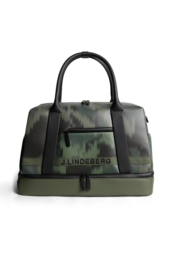 J.lindeberg Boston Bag Print Warp Forest L