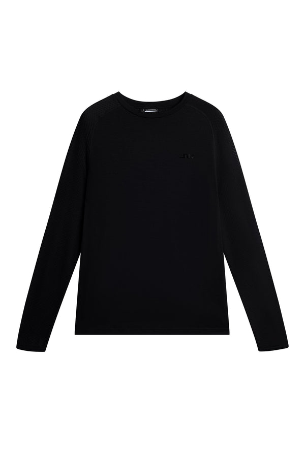 J.lindeberg Brent Wool Long Sleeve Black