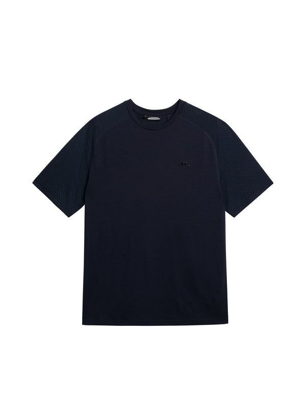 J.lindeberg Brent Wool T Shirt JL Navy