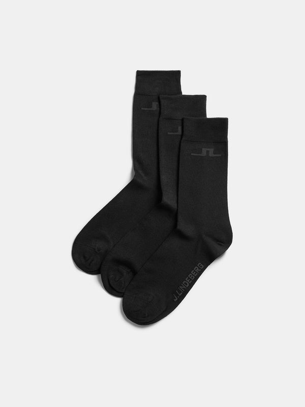 J.lindeberg Bridge Bamboo Sock Black