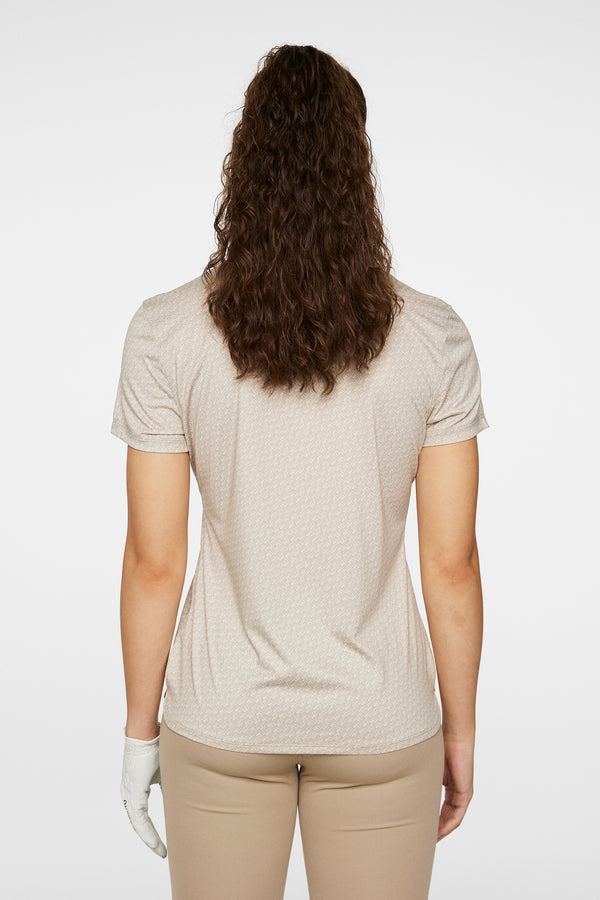 J.lindeberg Caitlyn Polo Shadow Bridge Khaki S