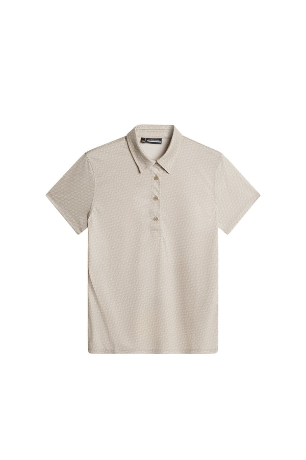 J.lindeberg Caitlyn Polo Shadow Bridge Khaki S