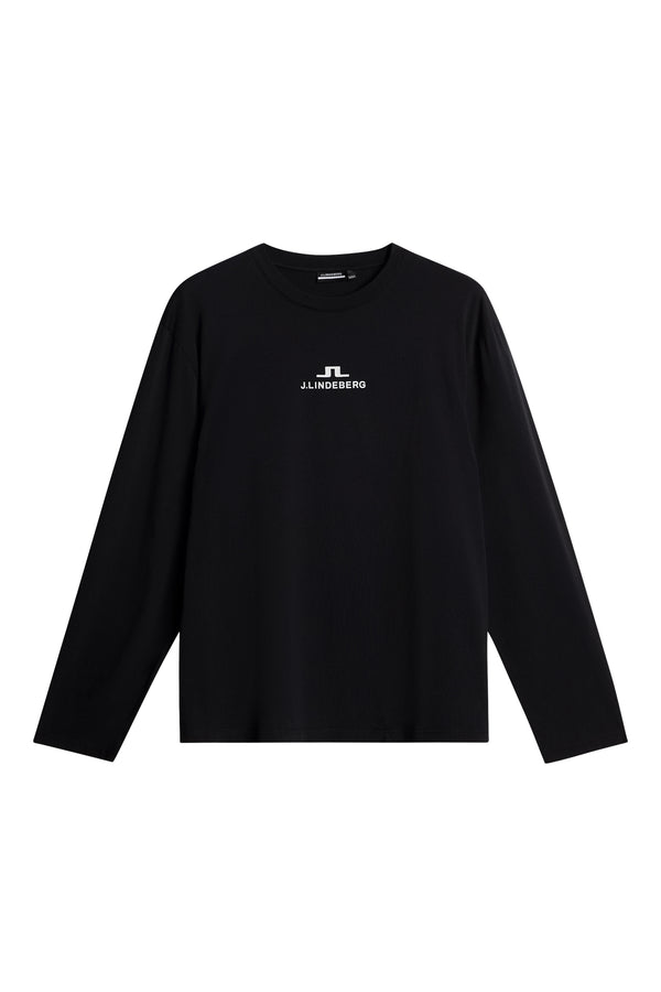 J.lindeberg Cale Logo Longsleeve T Shirt Black