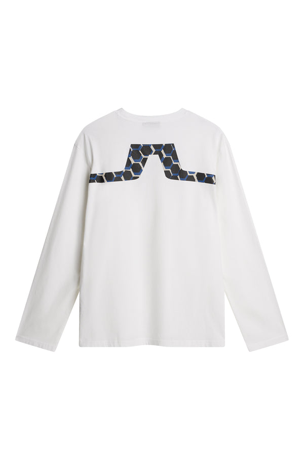 J.lindeberg Cale Logo Longsleeve T Shirt White