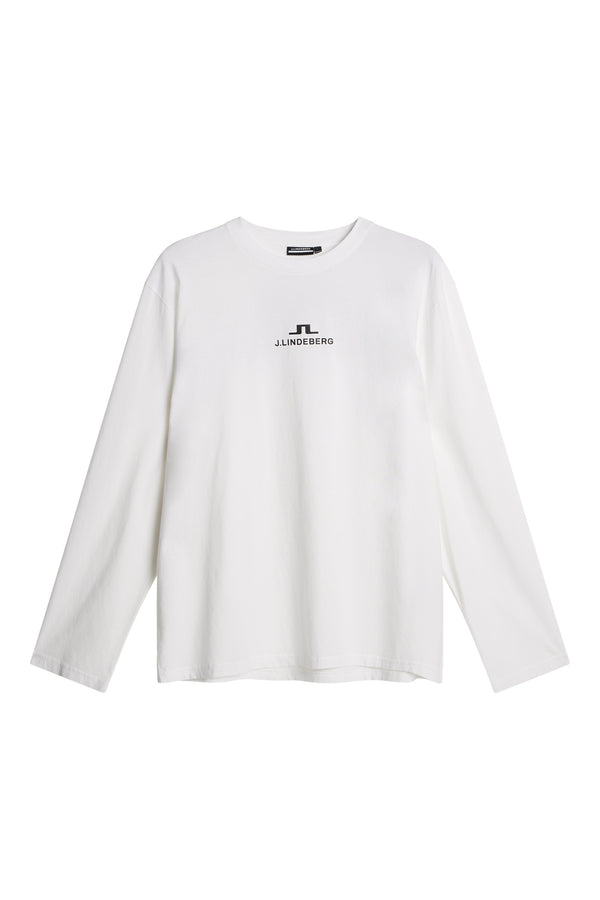 J.lindeberg Cale Logo Longsleeve T Shirt White