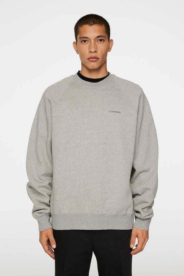 j.lindeberg Callan Crew Neck Light Grey Melange