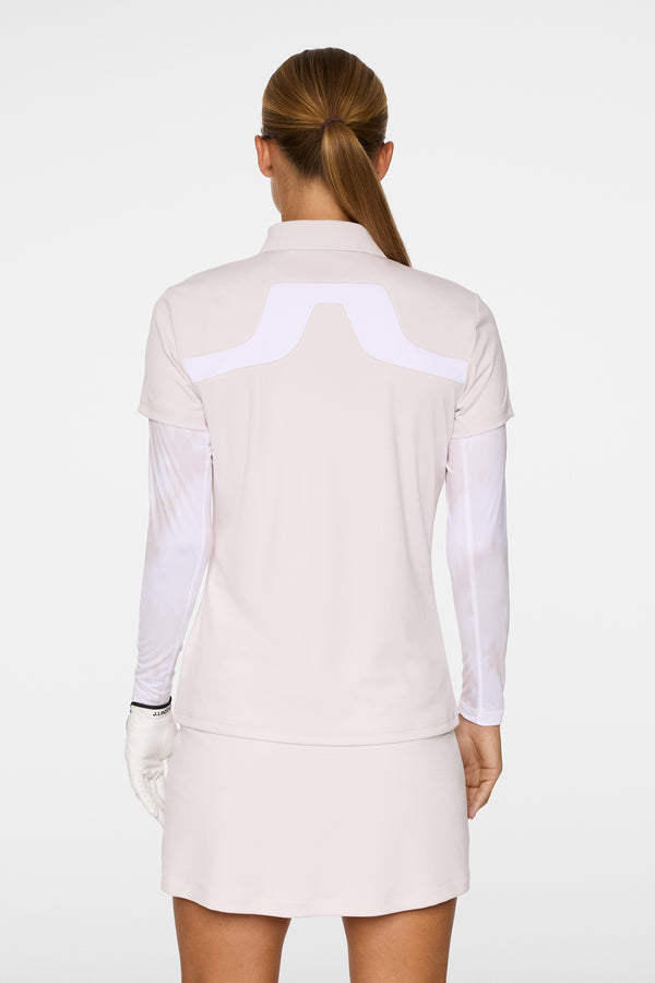 J.lindeberg Cassie Polo Grey Lilac