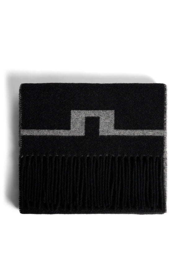 J.lindeberg Champ Double Sided Scarf Black