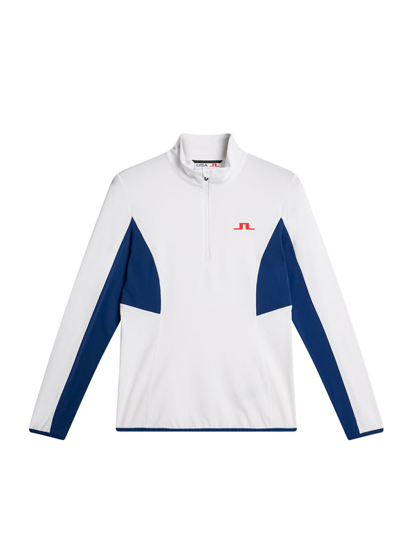 J.lindeberg Charlene Half Zip White