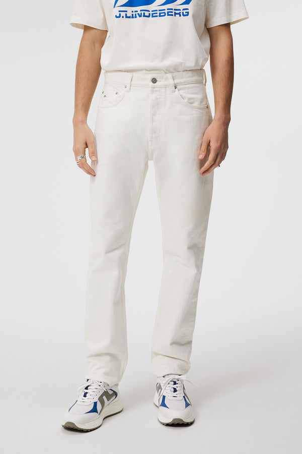 j.lindeberg Cody Solid Regular Jeans Cloud White