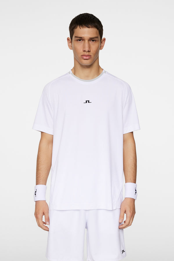 j.lindeberg Colten Tech T shirt White
