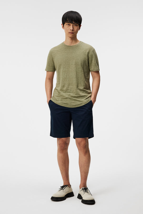 J.lindeberg Coma Linen Tee Oil Green