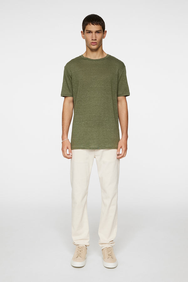 J.lindeberg Coma Linen Tee Olivine