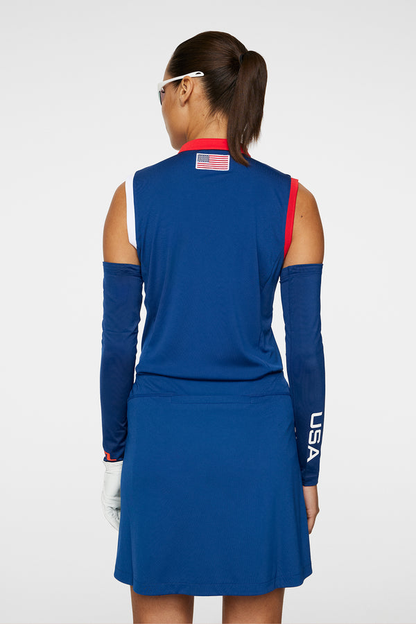 J.lindeberg Daphne Sleeveless Top Estate Blue