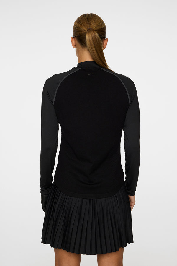 J.lindeberg Darla Hybrid Knit Sweater Black