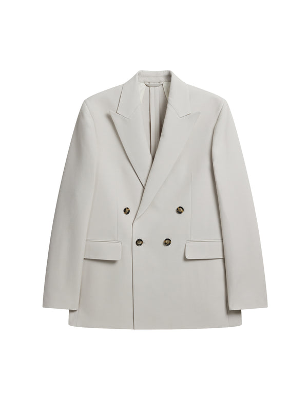 J.lindeberg David U Double Weave Blazer Moonbeam