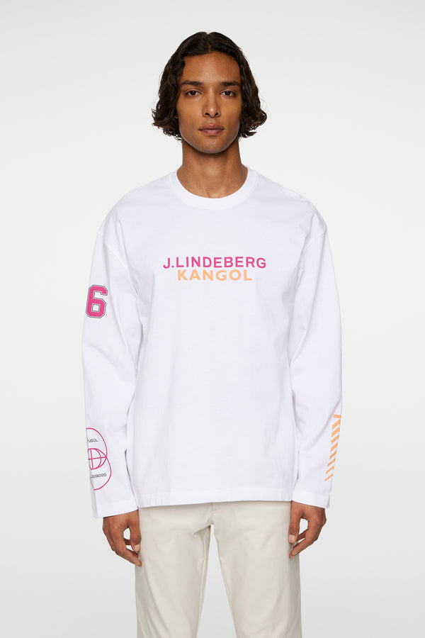 j.lindeberg Davie LS T shirt White