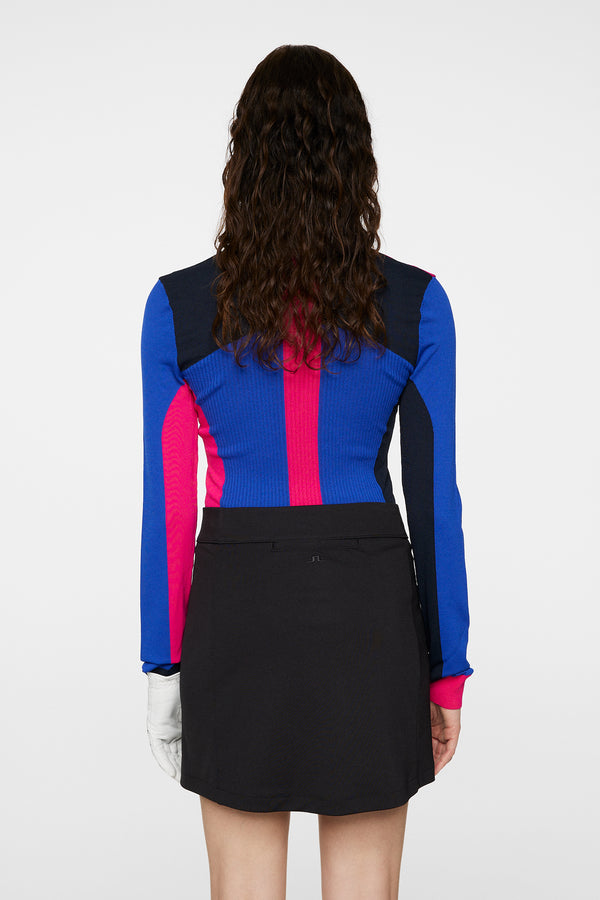 J.lindeberg Deborah Knitted Zip Sweater Club Blue