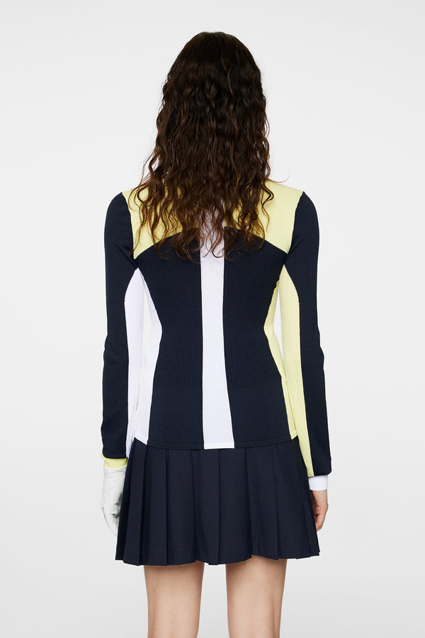 J.lindeberg Deborah Knitted Zip Sweater JL Navy