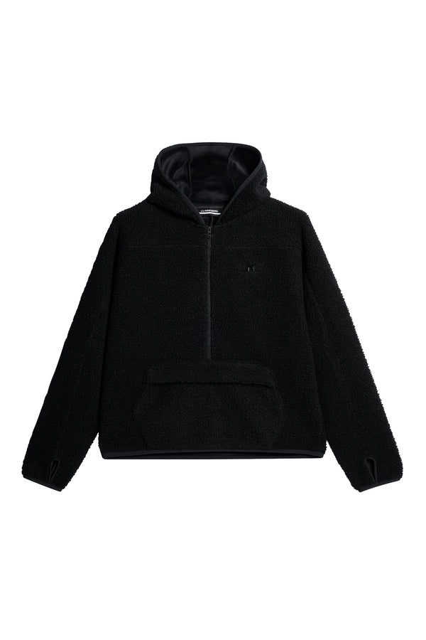 J.lindeberg Delise Pile Hoodie Black