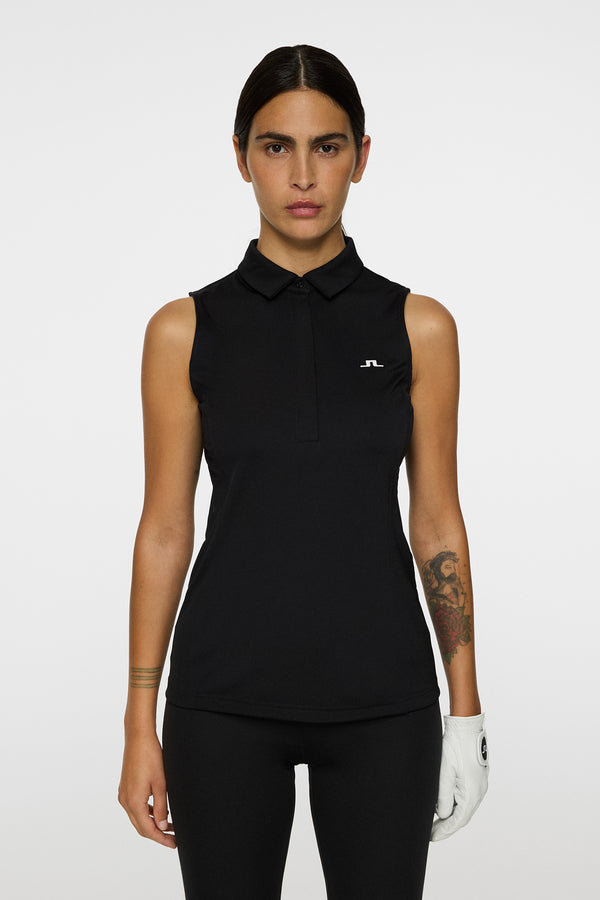 j.lindeberg Dena Sleeveless Top Black