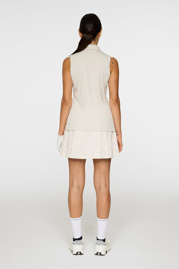 J.lindeberg Dena Sleeveless Top Moonbeam