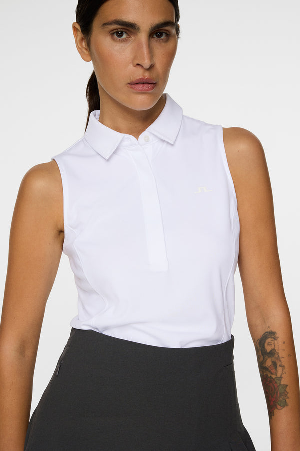 J.lindeberg Dena Sleeveless Top White