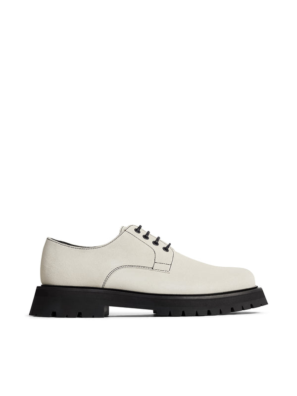 j.lindeberg Derby Suede Shoe Moonbeam