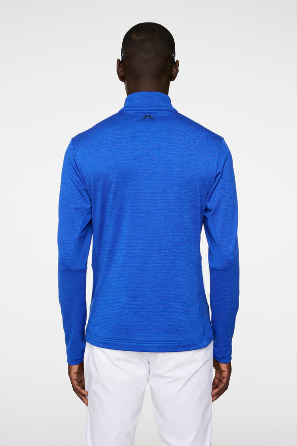 J.lindeberg Destry Zip Mid Layer Club Blue Melange