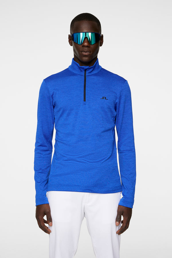 j.lindeberg Destry Zip Mid Layer Club Blue Melange