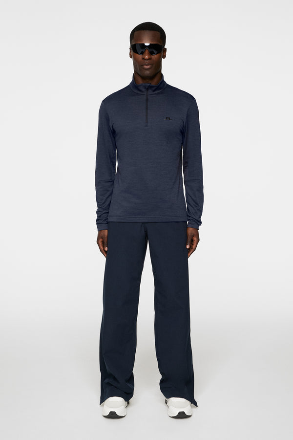 J.lindeberg Destry Zip Mid Layer Navy Melange