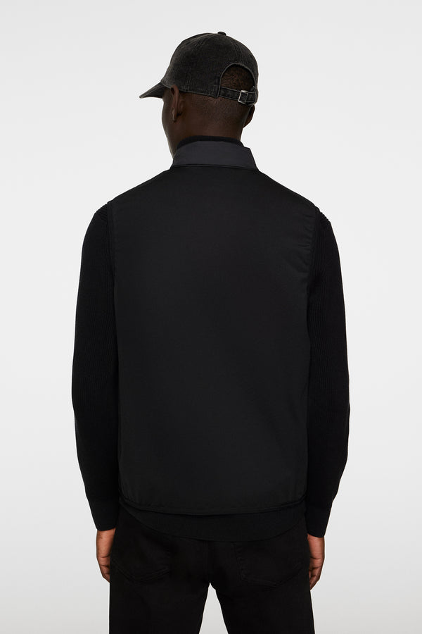 J.lindeberg Dobber Hybrid Vest Black