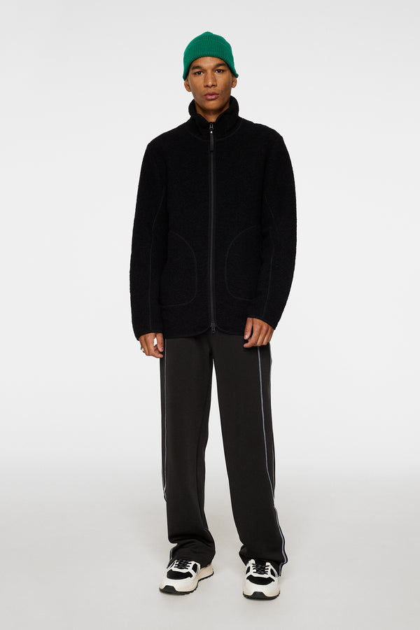 J.lindeberg Dustin Wool Fleece Jacket Black
