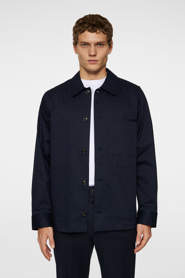 j.lindeberg Easton Workwear Overshirt JL Navy