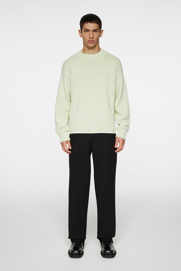 J.lindeberg Eddy Cotton Wool Crew Neck Ambrosia
