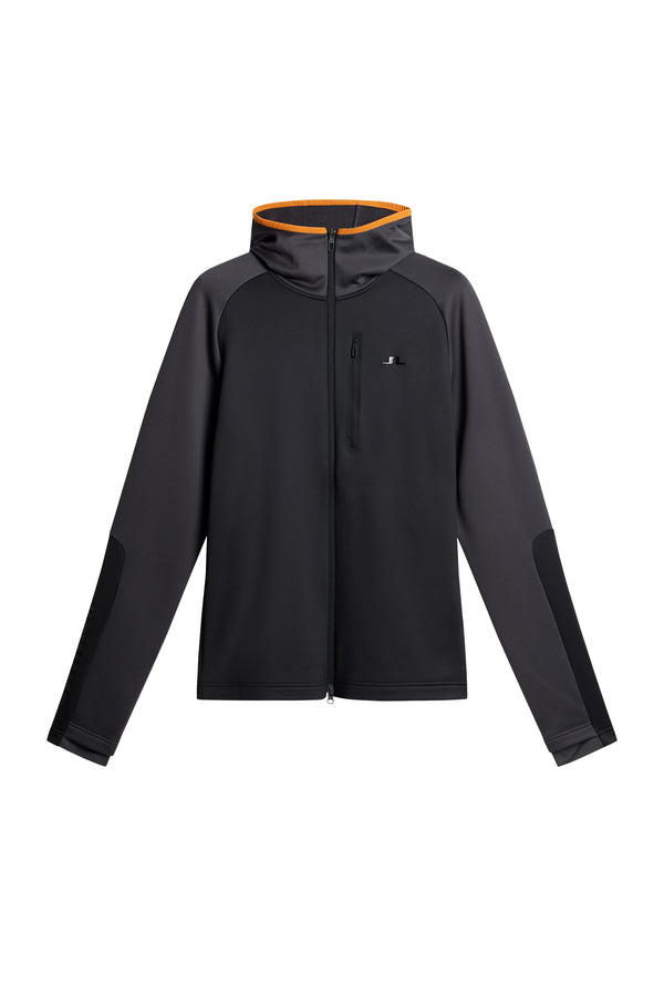 J.lindeberg Elevation Full Zip Hood Black