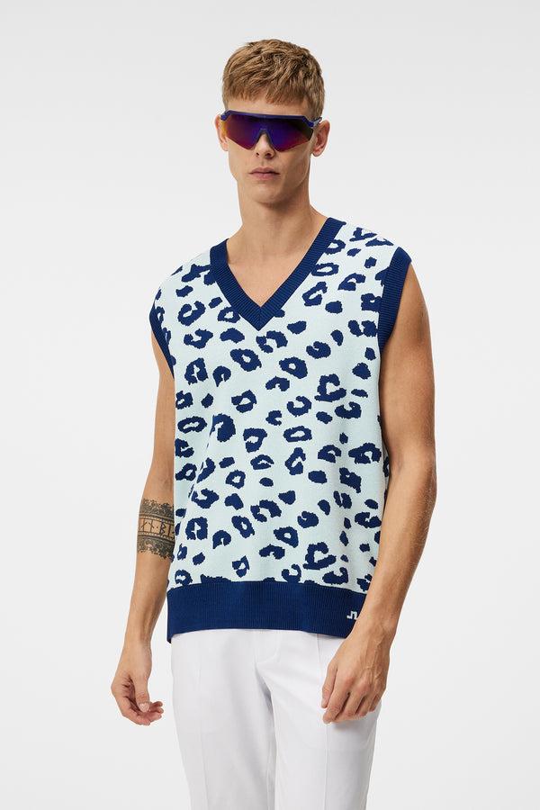 j.lindeberg Elian Knitted Vest Savanna Spa Retreat