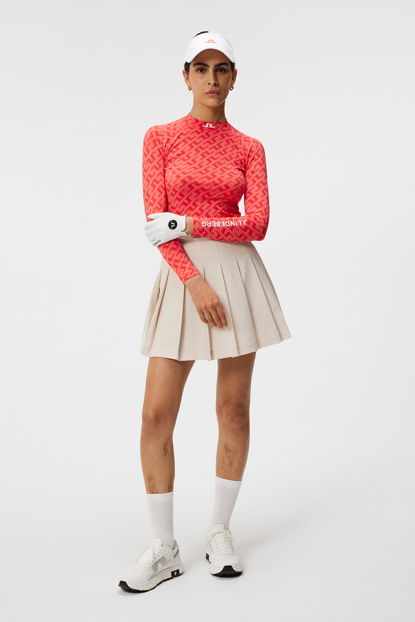 J.lindeberg Eliza Top Bias Bridge Bittersweet