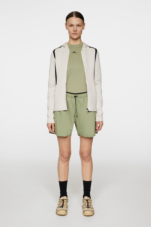 J.lindeberg Ella Zip Hood Moonbeam