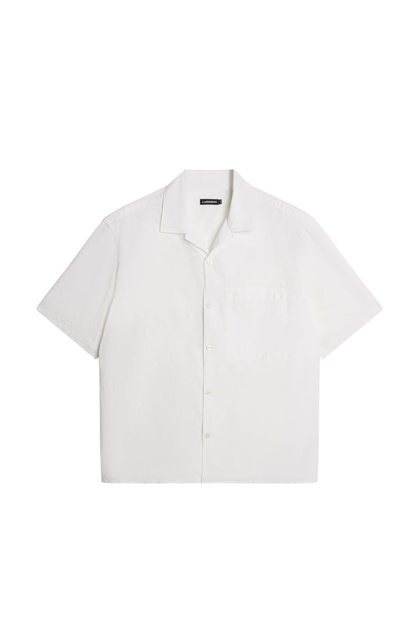 J.lindeberg Ellis White Cotton Shirt White