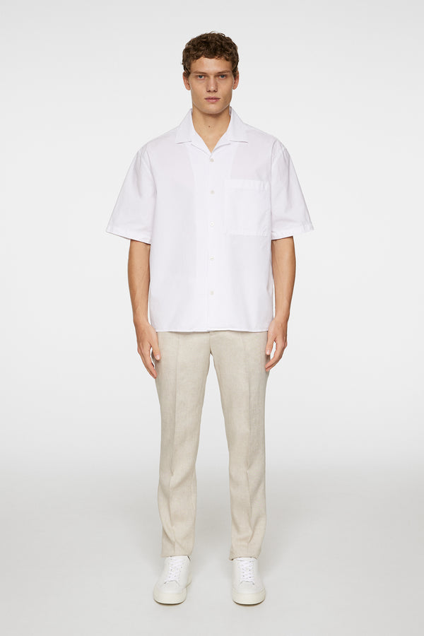 J.lindeberg Ellis White Cotton Shirt White