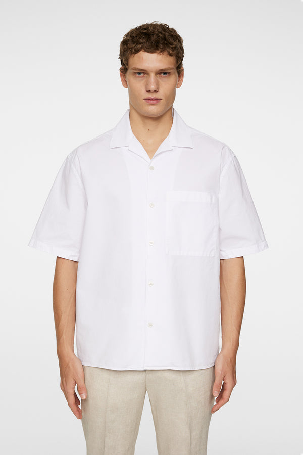 j.lindeberg Ellis White Cotton Shirt White