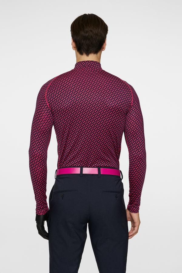 J.lindeberg Ello Compression Print Tour Geo Navy S