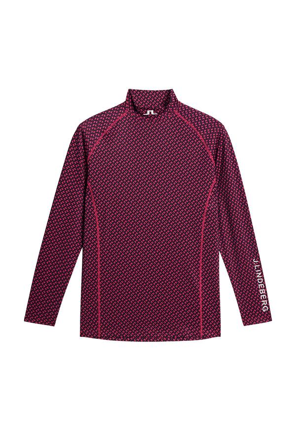 J.lindeberg Ello Compression Print Tour Geo Navy S