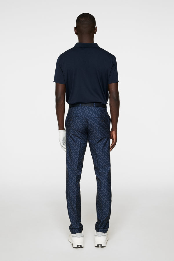 J.lindeberg Ellott Print Pant Bias Bridge Navy